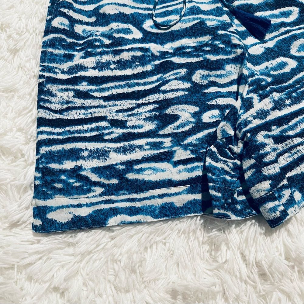 Samson Blue Patterned lightweight pull on shorts Large - Picture 5 of 16